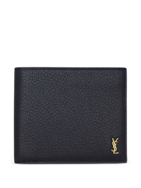 Saint Laurent logo-plaque wallet Blue 847954AAET9