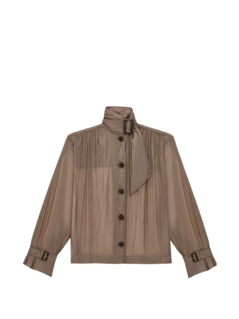 Saint Laurent button-up blouse Brown 871230Y8J32