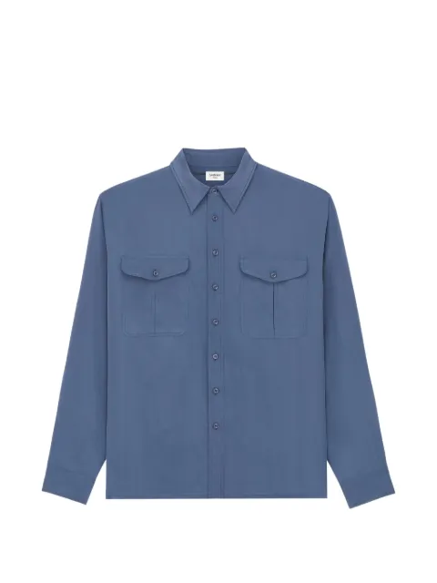 Saint Laurent buttoned shirt Blue 854249Y2N49