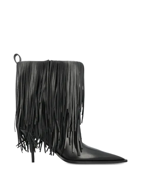 Balenciaga fringed-embellishment boots Black 855350WBDO0