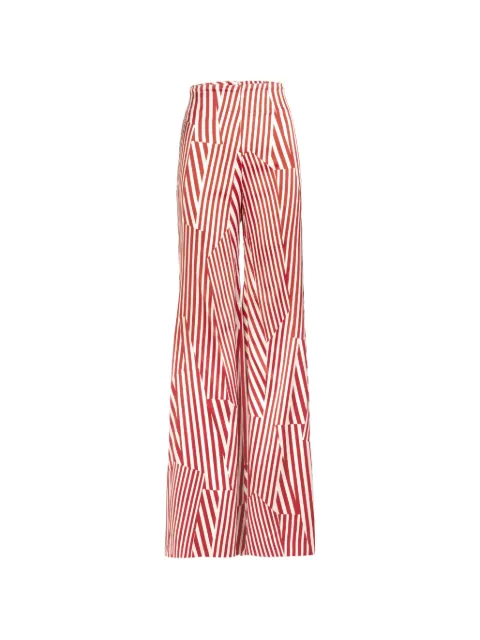 Silvia Tcherassi Andie striped trousers Red ST260144