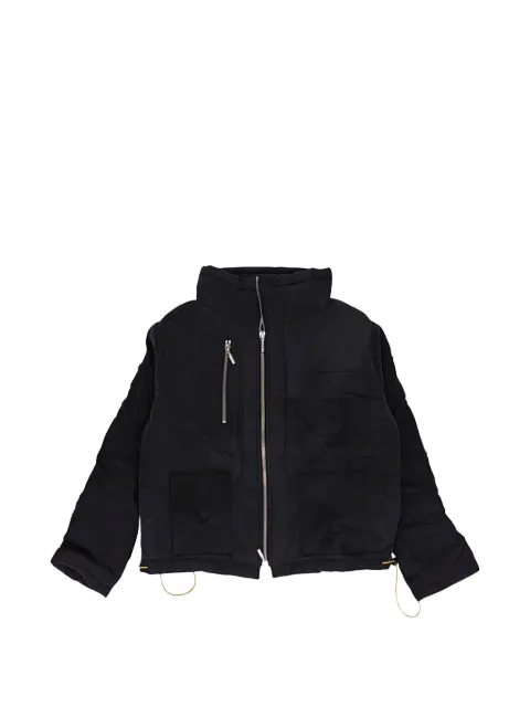 RHUDE zip-up padded jacket Black RHDMOTW0054
