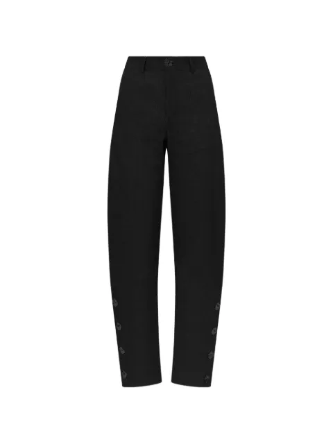 Violante Nessi Brancusi buttoned jeans Black CO03BRDE