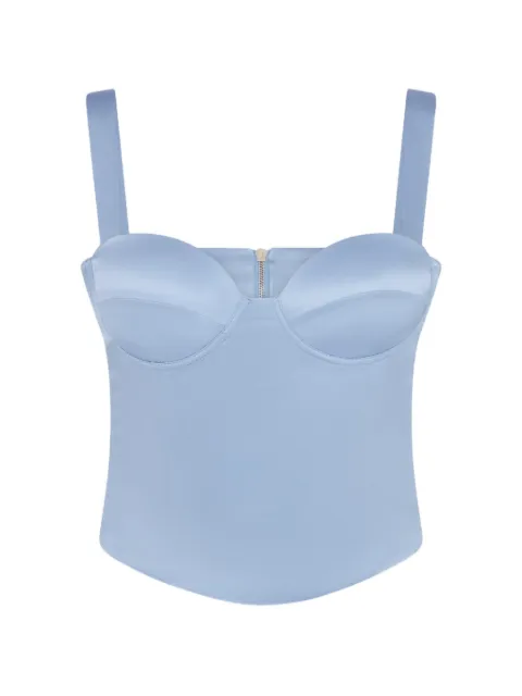 Violante Nessi Vermeer shaped-cups top Blue CO02VESS