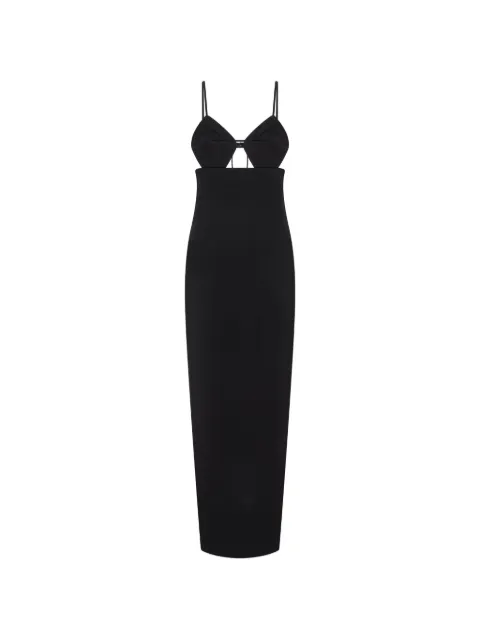 Violante Nessi Rodari maxi dress Black CO06ROSBSF
