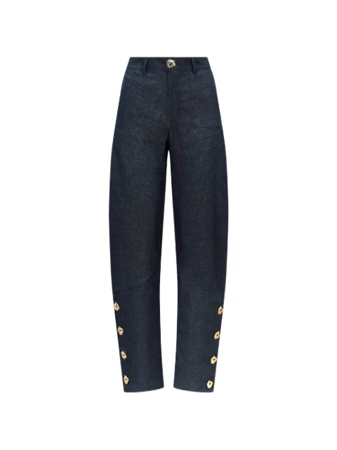 Violante Nessi Brancusi wide-leg panelled jeans Blue CO03BRDE