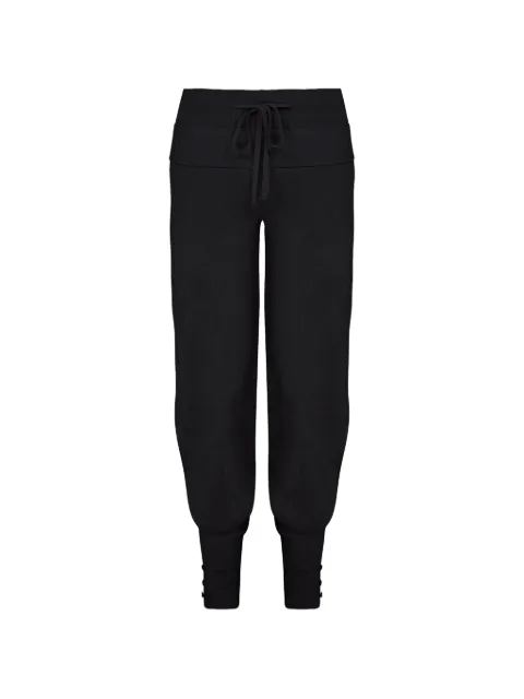 Violante Nessi The Maru Knit drawstring ribbed knit trousers Grey CO11MAKCCG