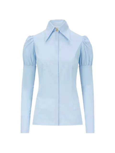 Violante Nessi Koons sculptural-sleeve button shirt Blue CO02KOOC