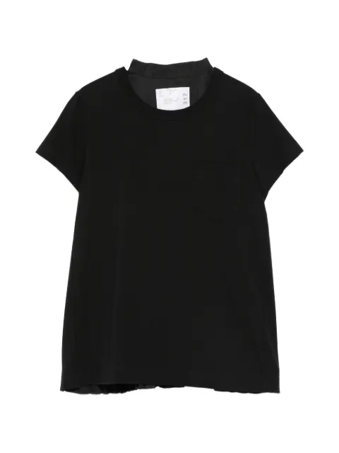 sacai chest-pocket T-shirt Black SCW352