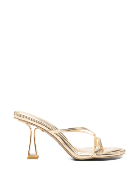 Cult Gaia Soriah metallic-effect sandals Gold SD3265MC1626