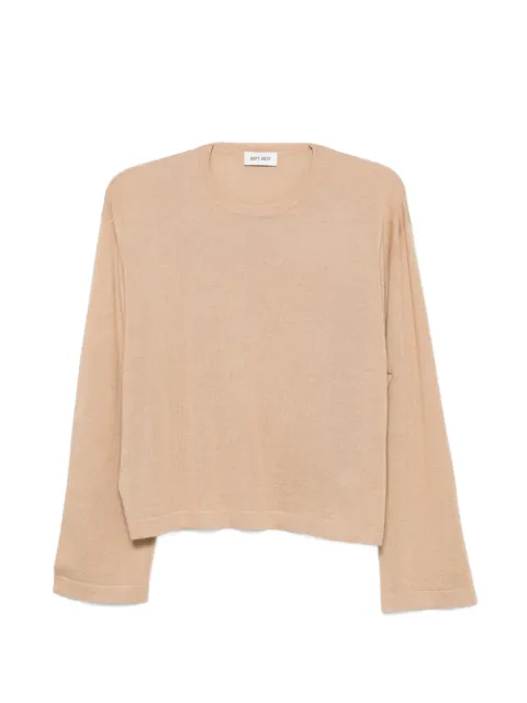 Soft Goat crew-neck sweater Brown 24997