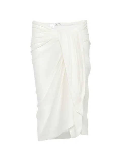 Soft Goat Featherlight knitted skirt White 24792