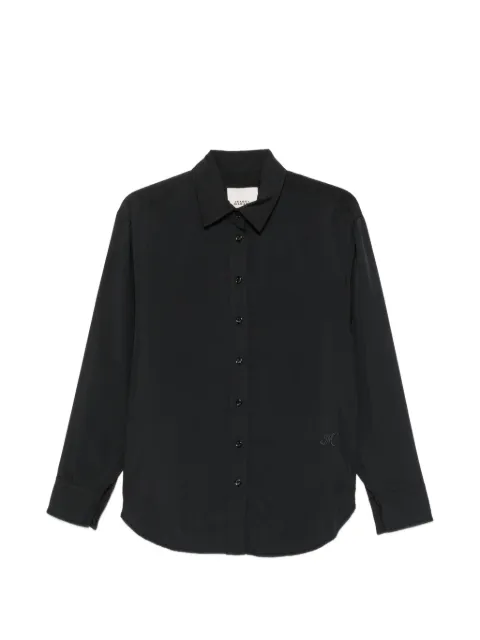 ISABEL MARANT Fabriza long-sleeve button-down shirt Black CH0177FDD3I03I