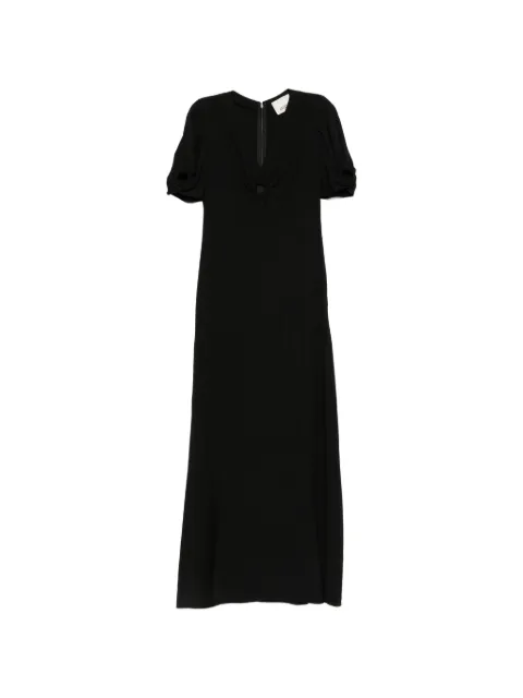 ISABEL MARANT cut-out puff-sleeve dress Black RO1088FAD3J03I