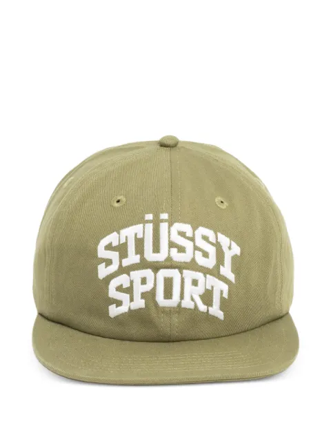 Stüssy logo-detail baseball cap Green STUS350