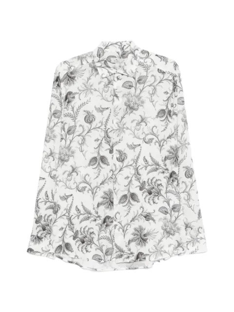 ETRO floral-detail shirt White MRIB000199SADI1