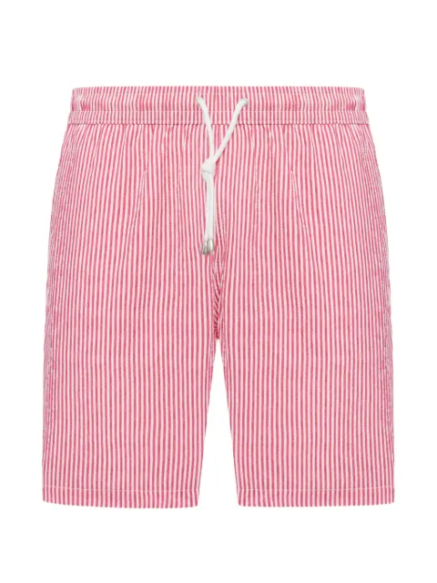 Fay striped drawstring-waistband swim shorts Red N1MD15220601CE