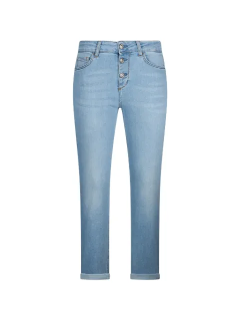 LIU JO gemstone-appliqué turn-up jeans Blue UA6006D479779027