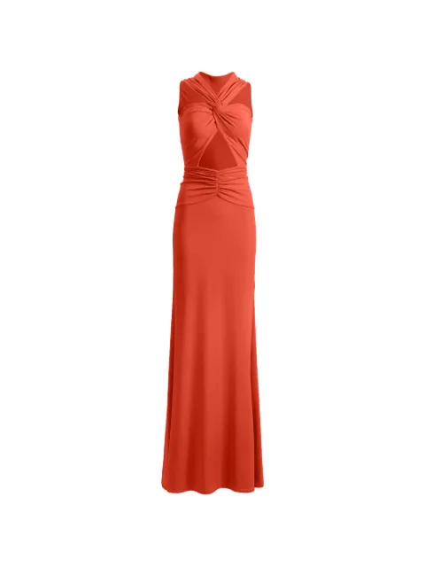 Silvia Tcherassi Naga twisted dress Orange ST260161