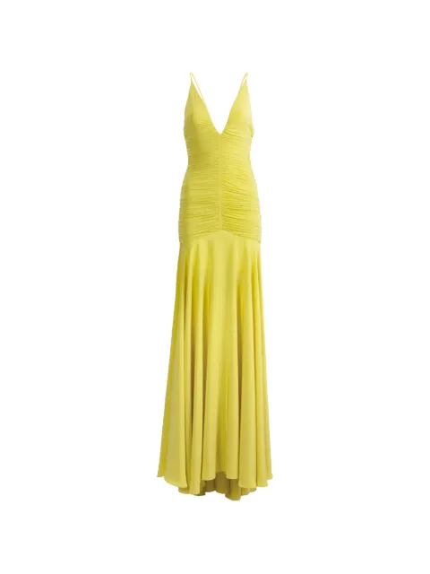 Silvia Tcherassi Sana ruffled maxi dress Yellow ST260121