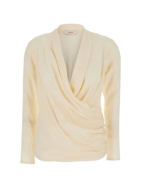 Jucca draped blouse Neutrals J435225501045