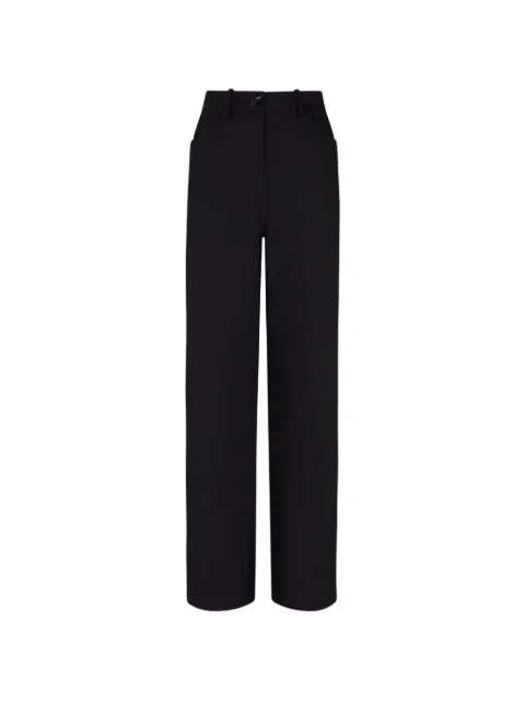 Violante Nessi Lily high-rise pocket jeans Black CO03LIDE