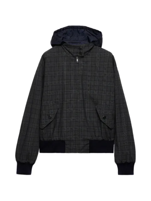 Prada Prince of Wales checked wool jacket Grey P8029SOOO18VA