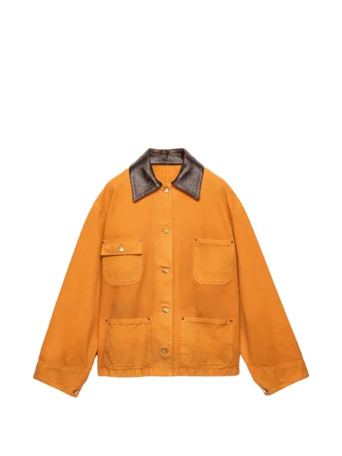 Prada canvas jacket Brown 29C181SOOO19A5