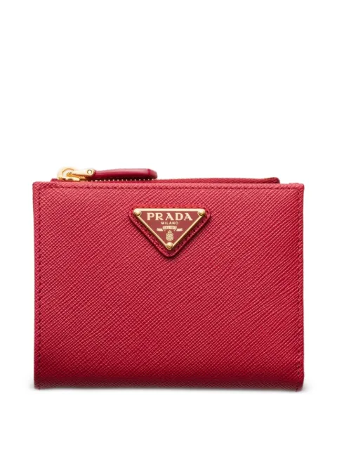 Prada small saffiano leather wallet Red 1ML050QHH