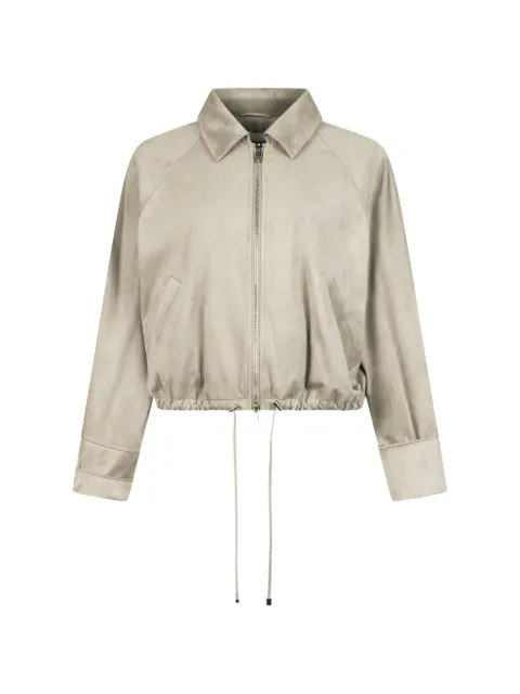 LIU JO suede jacket Grey WA6168E109061107