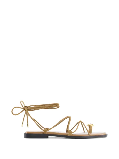 Nodaleto Bulla Isla applique lace up sandals Neutrals NO44231A21010ISLALACEUP5