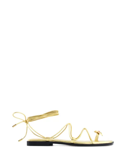 Nodaleto Bulla Isla jewelled sandals Gold NO44231A21225ISLALACEUP5