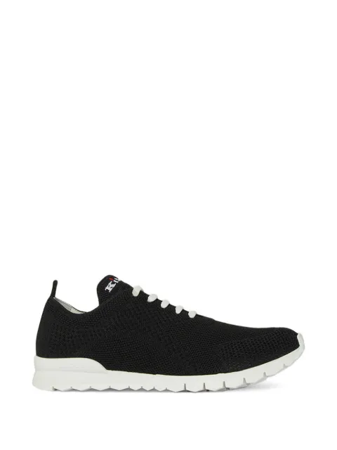 Kiton logo-motif sneakers Black USSFITSN008090