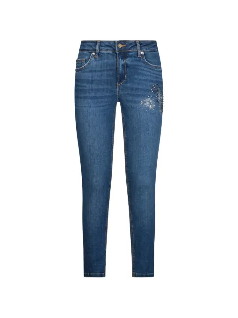 LIU JO rhinestone-embellishment jeans Blue UA6001D481179065