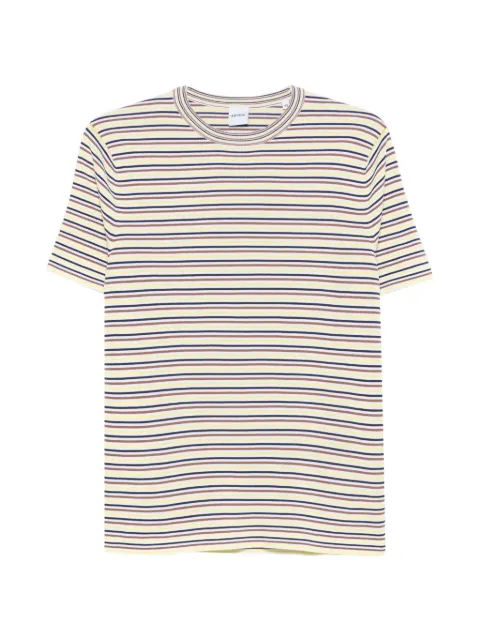 ASPESI knit striped-pattern T-shirt Yellow S6QM813M127