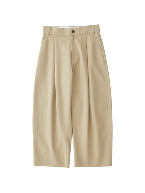 Studio Nicholson Sorte pleated trousers Neutrals SORTEPANTINTANSS22