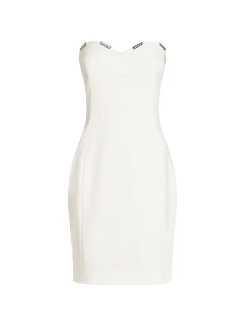 Genny Cady sweetheart-neck midi dress Neutrals 80AAO402N0714