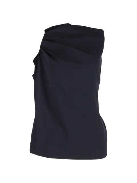 Escada Pre-Owned draped sleeveless top Blue NAPPUGBCL500241W