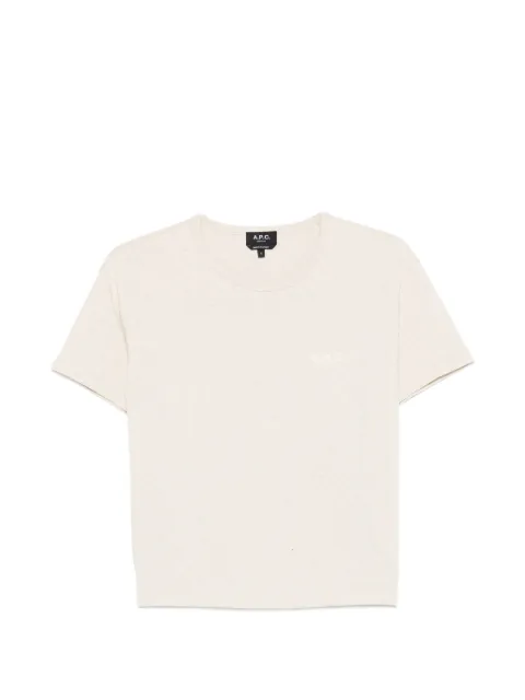 A.P.C. crew-neck T-shirt Neutrals COHBQF26390