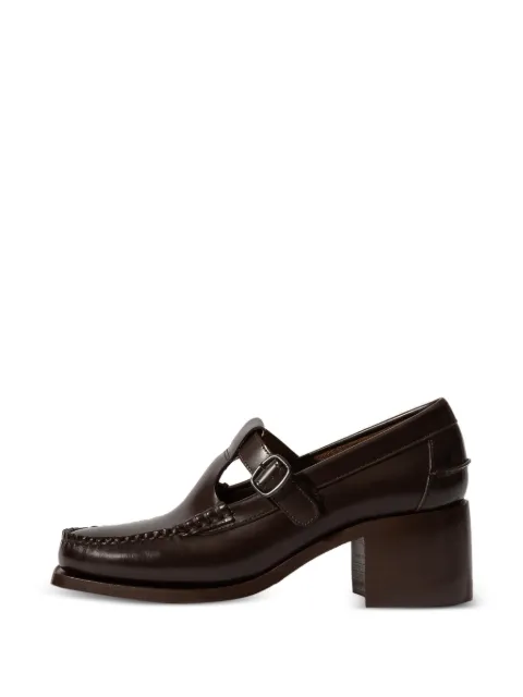 Hereu Alber T-bar loafers Brown WFALHE