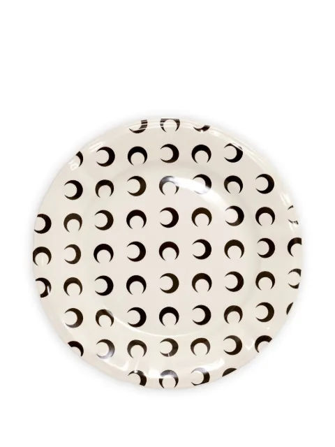 Marine Serre moon-print plate (set of two) Neutrals HO003ARPRC0001WH20