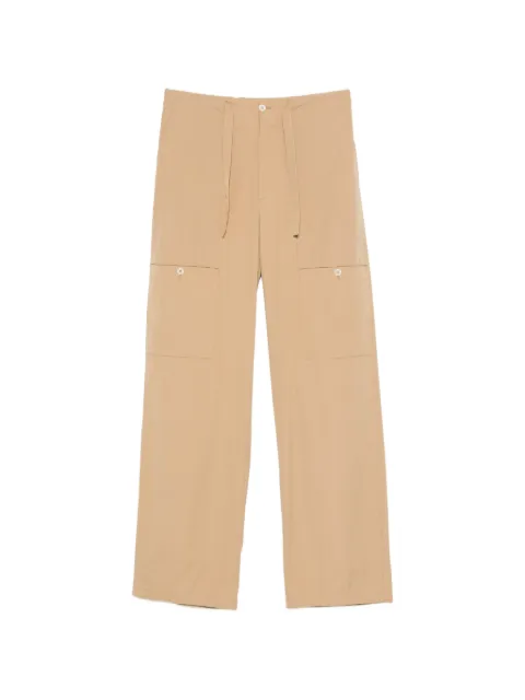 Jil Sander cotton poplin cargo trousers Neutrals J47KA0295J45292