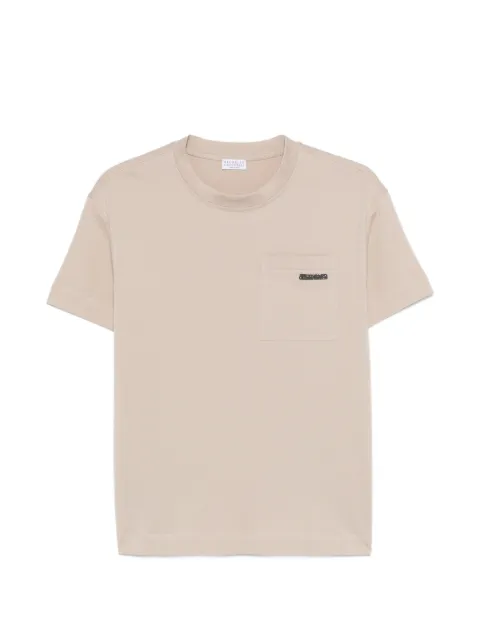 Brunello Cucinelli chest pocket T-shirt Neutrals M0T81EC710C9272