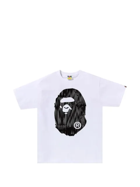 A BATHING APE® Speed-Racer Big Ape Head T-shirt White 1J30110036