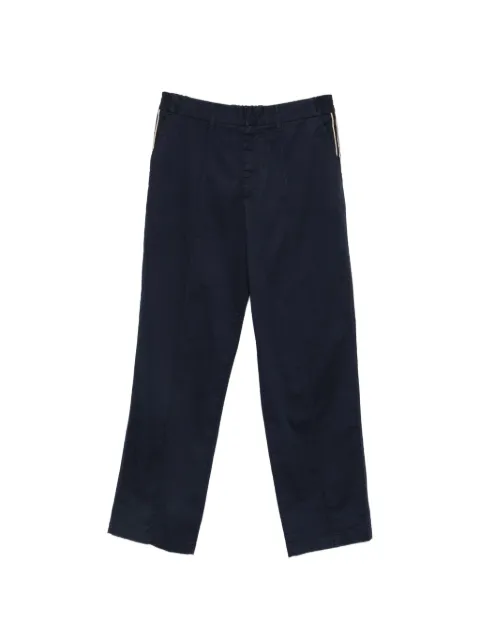 Iceberg elasticated-waist cotton trousers Blue B1000254