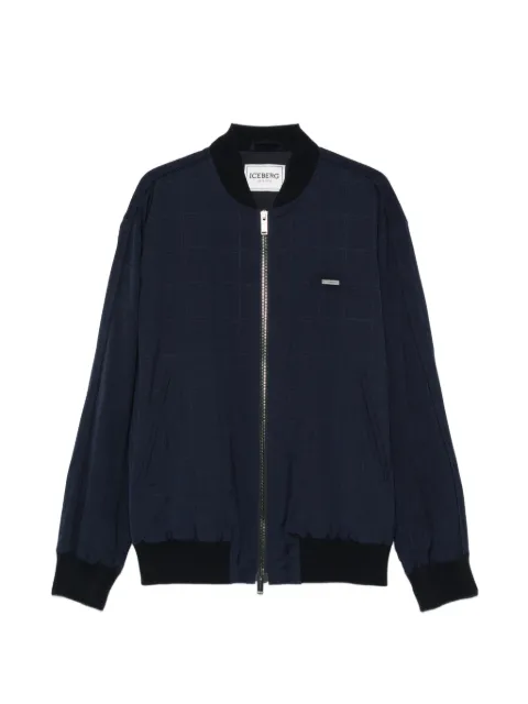 Iceberg zip bomber jacket Blue O0105239