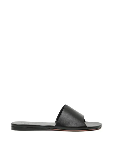 Amina Muaddi Bianca sandals Black 14S363466BIA
