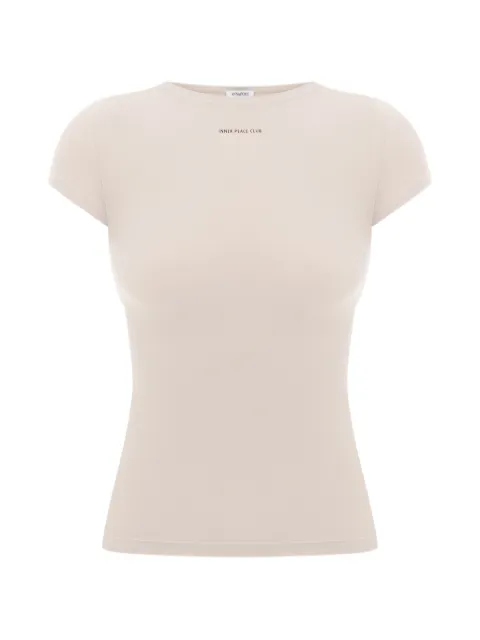 ANNAFOXY Flux short-sleeve T-shirt Neutrals FLUXBEIGETSHIRT7