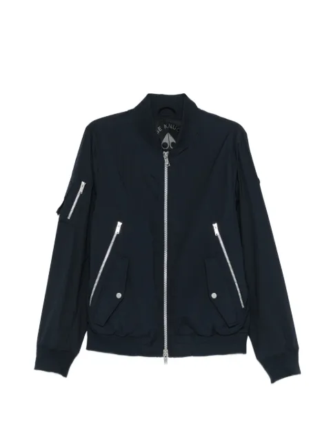 Moose Knuckles zip-pocket bomber jacket Blue M16MB003833