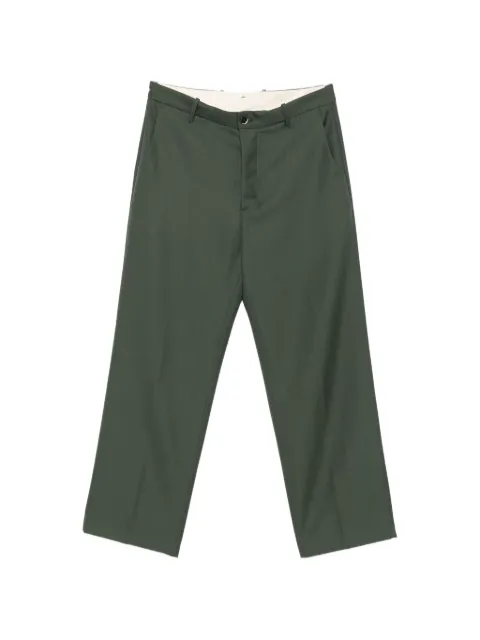 Nine In The Morning Apollon front-pocket trousers Green 9SS26AP70